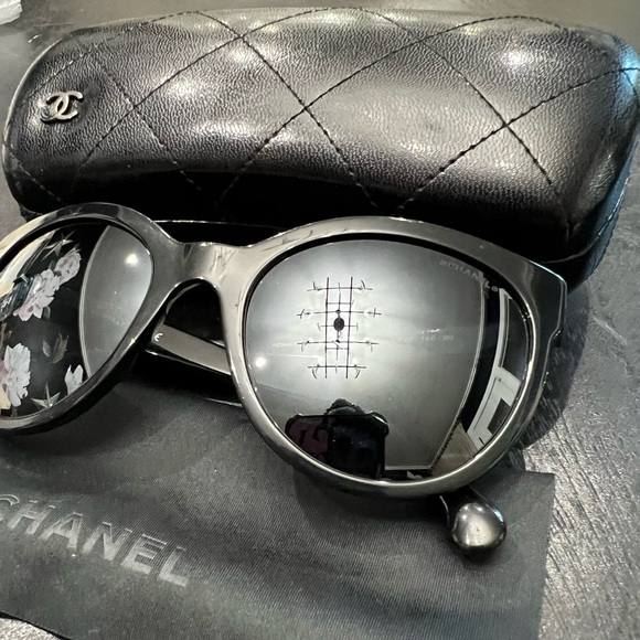 ⭐️💎NWT💎⭐️Chanel Black 5315 CC Pantos Signature Cat-Eye Sunglasses - Picture 2 of 9
